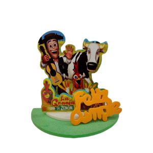 Adorno Goma Eva para torta La granja de Zenon x1