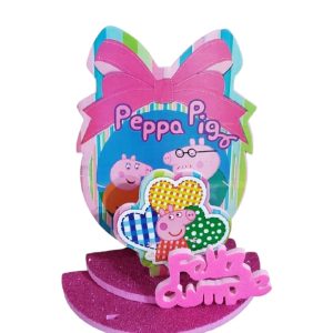 Adorno Goma Eva para torta Peppa Pig x1