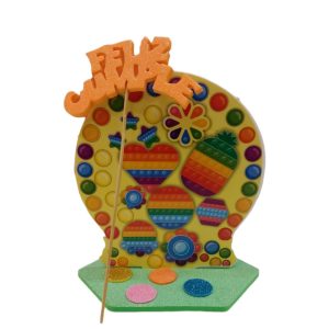 Adorno Goma Eva para torta Pop It x1