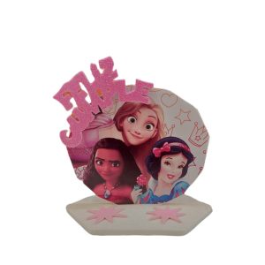 Adorno Goma Eva para torta Princesas x1