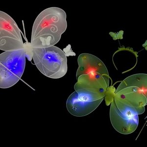 Set de Mariposa Luminosas de Colores x1