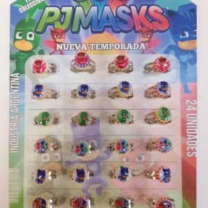Anillo de Pj Masks x24