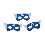 Antifaz Goma Eva de Capitan America x3