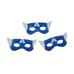 Antifaz Goma Eva de Capitan America x3