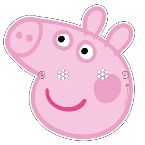 Antifaz de Peppa Pig x10