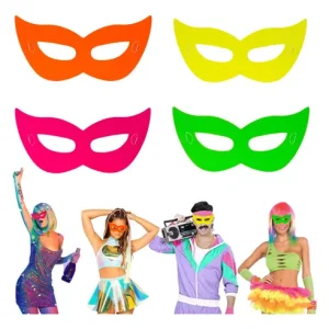 Antifaz Veneciano Fluo (Varios Colores) x10