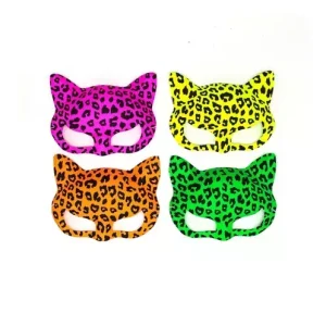 Antifaz Gato Estampado Animal Print x12
