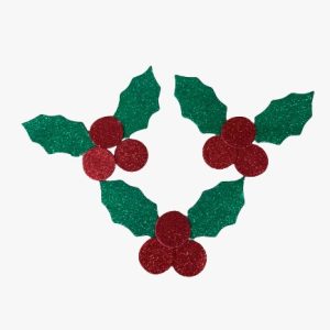 Aplique de Navidad Muerdago x3