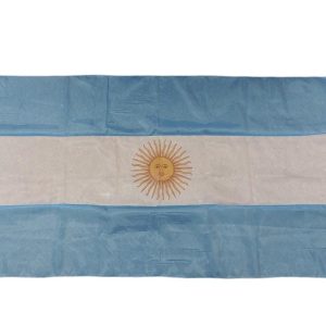 Bandera Argentina Tafeta Mediana x1 (45 cm x 70 cm)