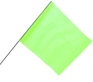 Bandera con Palito Fluo Varios Colores x1