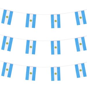 Banderín "Banderitas De Argentina Plasticas x 2 metros" x1