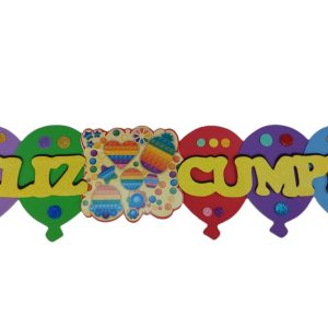 Cartel Goma Eva de Feliz cumpleaños PoP It x1