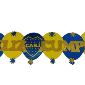 Cartel Goma Eva de Feliz cumpleaños Boca x1