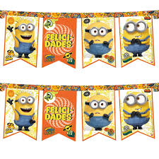 Banderin Feliz Cumpleaños De Minions x1