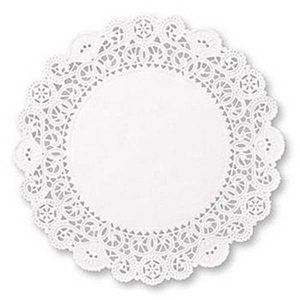 Blonda Redonda Calada Blanca (26 cm) X 1