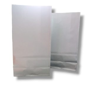 Bolsa de Papel Plateada Metalizada x10 unidades
