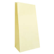 Bolsita De Papel Lisa Amarillo Pastel x 10