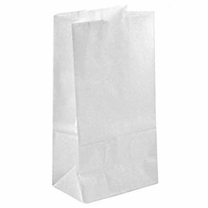 Bolsita De Papel Lisa Blanco x 10