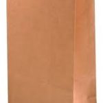 Bolsita De Papel Lisa Madera x 10