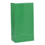 Bolsita De Papel Lisa Verde x 10