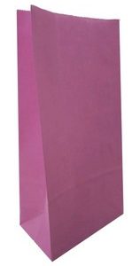 Bolsita De Papel Lisa Lila x 10