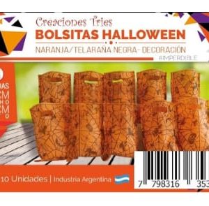 Bolsita Golosinera de tela halloween x1 (17 x 25) - Imagen 3