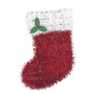 Decoracion Botas rojas (12cm) x 1