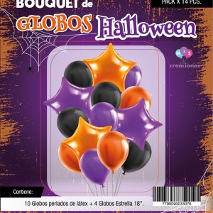 Set De Globos Halloween 14 PCS