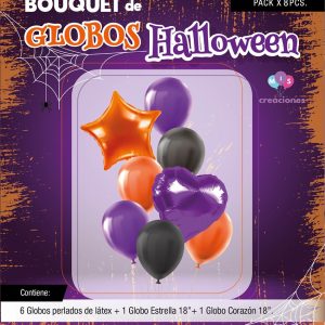 Set de Globos Halloween 8 PCS.