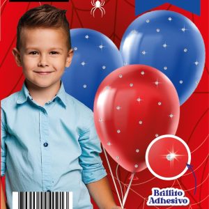 Set de globos Brillos Azul y rojo x 3