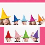 Gorro bruja lisa x 5 (promoción)