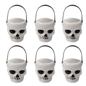 Calaveras Minis Blancas x6