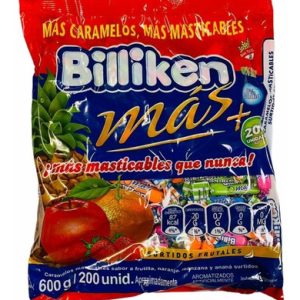 Bolsa de Caramelos Billiken frutales x600g