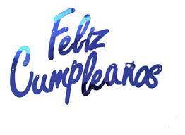 Guirnalda Feliz Cumpleaños Azul x1