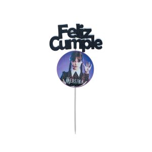 Cartel De Feliz Cumple Merlina x 1