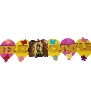 Cartel Goma Eva de Feliz Cumpleaños Encanto x1