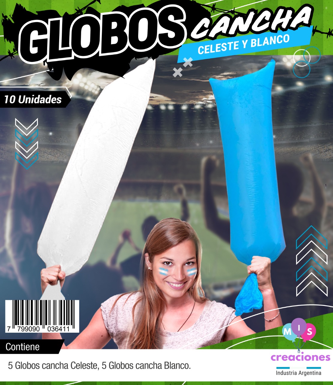 Globos cancha