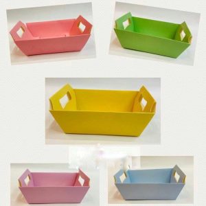 Cesta Multiuso Mediana Pastel x 6
