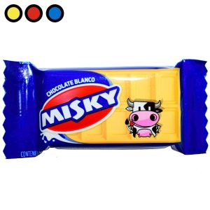 Caja de Chocolate Misky blanco 8 gr. x20