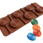 Molde Chupetin Silicona Paleta Espiral
