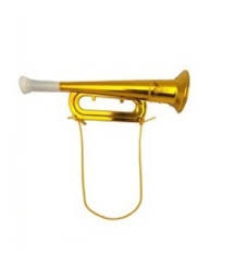 Clarinete dorado plastico x1