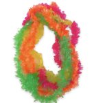 Collar hawaiano fluo x 10
