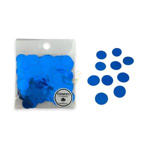 Confeti metalizado azul x 10 gramos