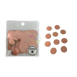 Confeti metalizado Rosa gold x 10 gramos