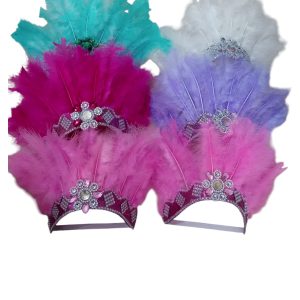 Corona De Plumas Belen (varios colores) x 1