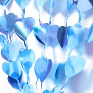 Cortina De Corazones Celestes x 1