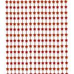 Cortina De Estrellas Rojo x1