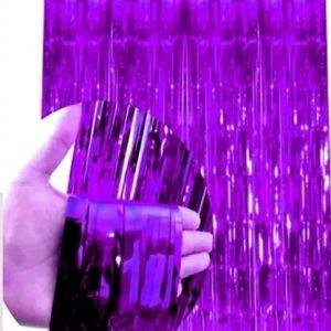 Cortina Metalizado Violeta x 1