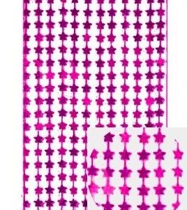 Cortina De Estrellas Fucsia x1