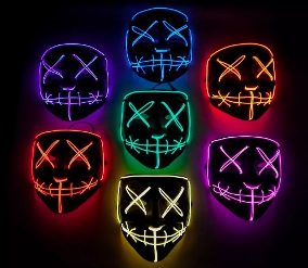 Máscara De La Purga Luminosa x 1